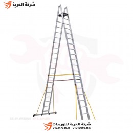 سلم مزدوج مزود بمنصة من الجانبين إرتفاع 6.03 متر 19 درجة GAGSAN تركي