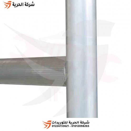 Aluminum scaffolding pipes, height 10.70 meters, weight 410 kg, Turkish GAGSAN