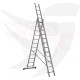 Multi-use three-link ladder, height 8.59 meters, 12 steps, Turkish GAGSAN