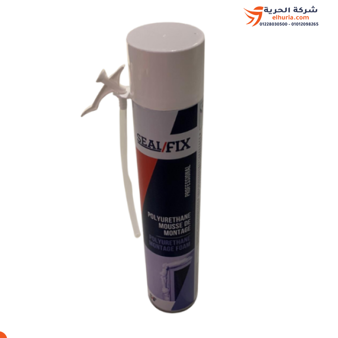 A 750 ml package of thermal insulating foam, Turkish brand SEAL FIX