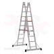 Double ladder with support, height 1.88 meters, 6 steps, Turkish GAGSAN