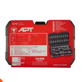 طقم لقم وسن رباط 46قطعة 1/4 بوصة صيني ماركة APT