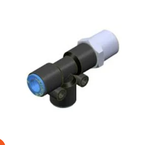 وصلة سريعة 2 مخرج جانبيه 1/4بوصة  6مم Male RUN tee T جاناتيكس هندي