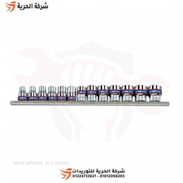 طقم لقم رباط 3/8 بوصة 13 قطعة بالملي KINGTONY تايواني