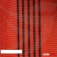 Yuvarlak yükleme teli, 10 inç, uzunluk 20 metre, yük 10 ton, kırmızı DELTAPLUS Türkiye