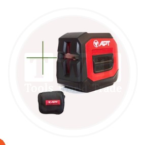 ميزان ليزر 2 خط اخضر ٢٠ متر خارجي – ٤٠ متر داخلي  صيني ماركة APT