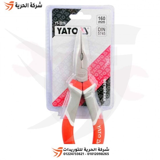 YATO Polish long nose pliers, 6.5 inches, model YT-2016