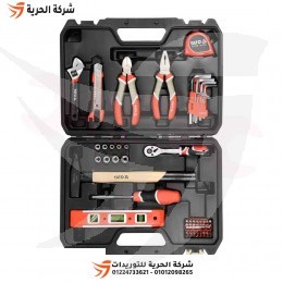 شنطة عدة + طقم لقم 60 قطعة YATO بولندي