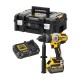 Avvitatore a percussione, batteria da 13 mm, 18 volt, 66 Newton, 1 amp, modello – DEWALT DCD999T1-QW