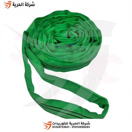 Round loading wire, 3 inches, length 4 meters, load 3 tons, green Emirati DELTAPLUS