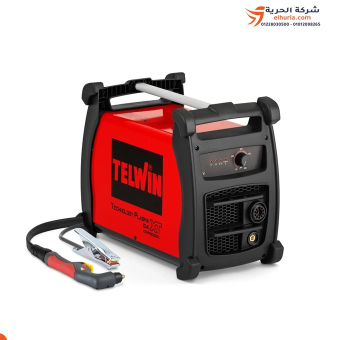 TELWIN welding machine with inclusions + 12 mm compressor - TELWIN Tech Plasma 54XT model