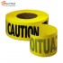 Work area warning tape