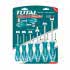 8-piece screwdriver set with rubber handle