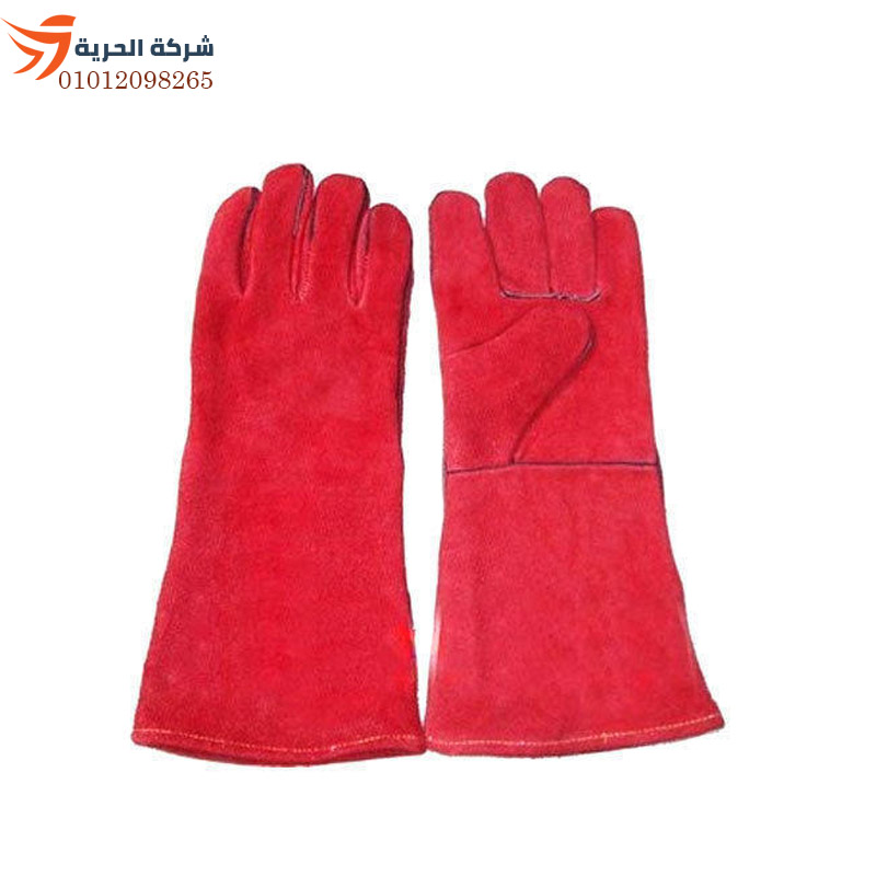 Electric welding gloves - chrome leather
