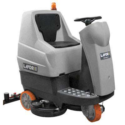 COMFORT XS 75 UP floor cleaning cart with driver