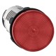Ampoule de signalisation en plastique rouge Schneider Electric (avec ampoule intérieure) 24V