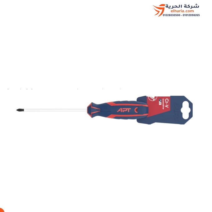 Cross screwdriver, 2 colors - 1*150 mm, Chinese brand APT