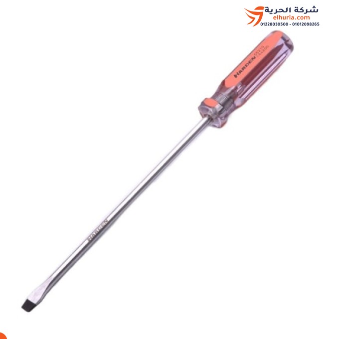 Screwdriver, usually 6 * 150 mm, HARDEN brand crystal handle