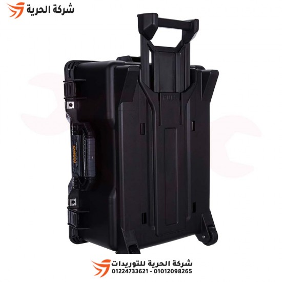 Waterproof and shock-resistant plastic trolley tool bag with MANO foam, model MTC 460 PP