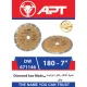 Almaaz tray for walls/concrete, dry, open, 180 mm, golden, Chinese brand APT