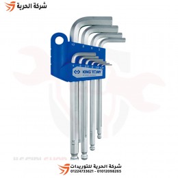 KINGTONY Taiwanese long angle key Allen key set 10 pieces