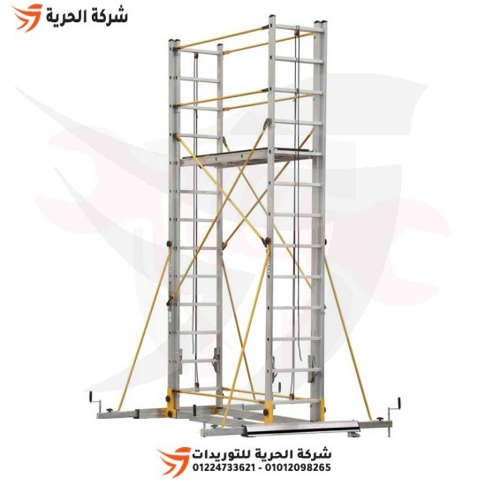 Aluminum scaffolding, height 6.35 meters, weight 102 kg, Turkish GAGSAN