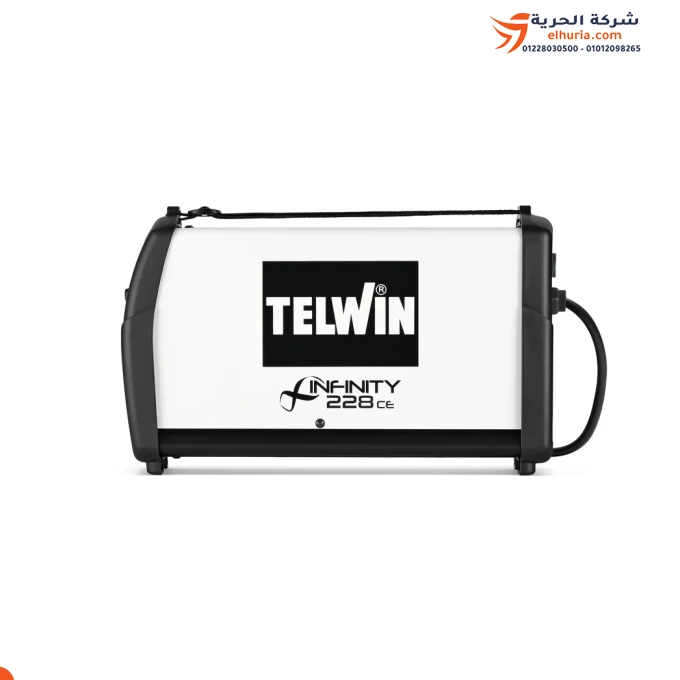 TELWIN INFINITY 228-MMA inverter welding machine, 200 amp, Italian stainless/aluminium.