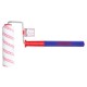 Paint roller, 9" inch, with telescopic arm, length 44 cm to 88 cm, Chinese brand EMTOP