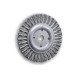 Brosse ronde, acier inoxydable, 24 brins, taille 6 pouces-22, marque italienne SIT