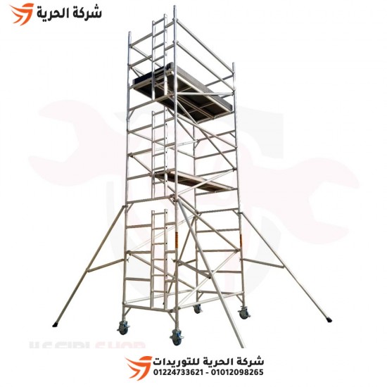 Aluminum scaffolding pipes, height 16.00 meters, weight 500 kg, PENGUIN UAE