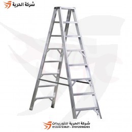 Double ladder 2.00 m wide staircase 8 steps Turkish GAGSAN