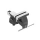 Steel vise with movable base heavy duty 80 mm Indian GUNR brand