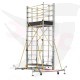 Échafaudage en aluminium, hauteur 6,35 mètres, poids 125 kg, GAGSAN turc