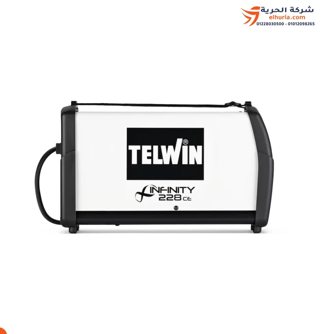 TELWIN INFINITY 228-MMA inverter welding machine, 200 amp, Italian stainless/aluminium.