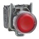 Pulsante luminoso rosso metallo Bosch Schneider Electric (senza lampadina interna)