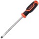 Screwdriver, usually 2 colors, fiber handle, 3 * 75 mm, HARDEN brand