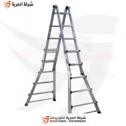 Double ladder different heights from 1.56 meters to 5.79 meters Turkish GAGSAN