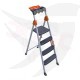 Double ladder with standing platform 1.38 m 3 step EUROSTEP