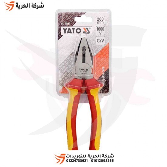 Pliers 1000 volts 8 inches Polish YATO model YT-21153