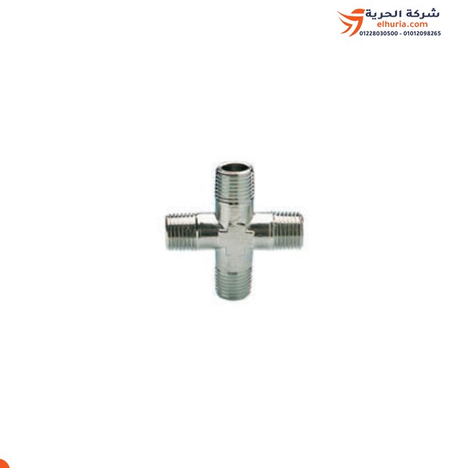 1/8 inch male cross connector, Italian flli-ghiotto brand