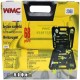 Tool set + 12V battery impact driver, 68 pieces, WMC TOOLS – the ideal solution for repair work at home and in the workshop