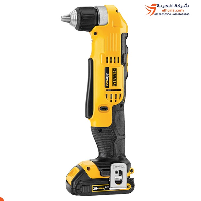 Dewalt Angle Drill 10mm 2 Speed ​​Model DEWALT DCD740C1 – the perfect tool for getting into tight spaces