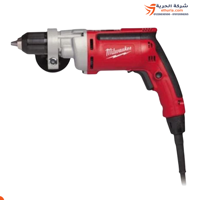 Drill, usually 13 mm, high torque, 950 watts, American brand MILWAUKEE