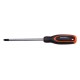 Solid screwdriver, 2 colors, 2 * 125 mm, HARDEN brand fiber handle