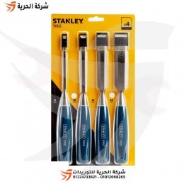 STANLEY hand baked wooden chisel set 4 pieces