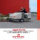 CS80 D riding vacuum cleaner for cleaning large and narrow surfaces