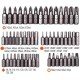 System screwdriver set 105 with screws + bits, 105 pieces, HARDEN brand