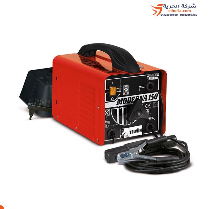 TELWIN welding machine with inclusions, 220 volts, 140 amps, Italian model – TELWIN Moderna150