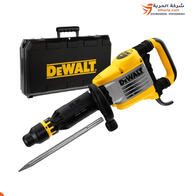 DEWALT Crushing Hammer 1600 Watt 12 Kg Model DEWALT D25951K-B5 SDS-MAX: Powerful performance and advanced comfort