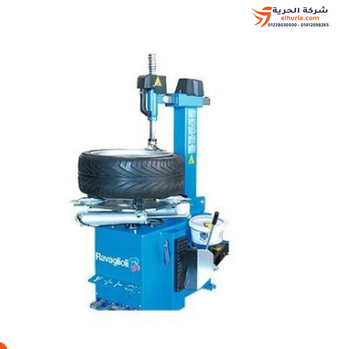 🛞 ماكينة تغيير إطارات 12 : 24.5 بوصة إيطالي RAVAGLIOLI G6441.22 – أداء احترافي للورش الحديثة ⚙️🚗
